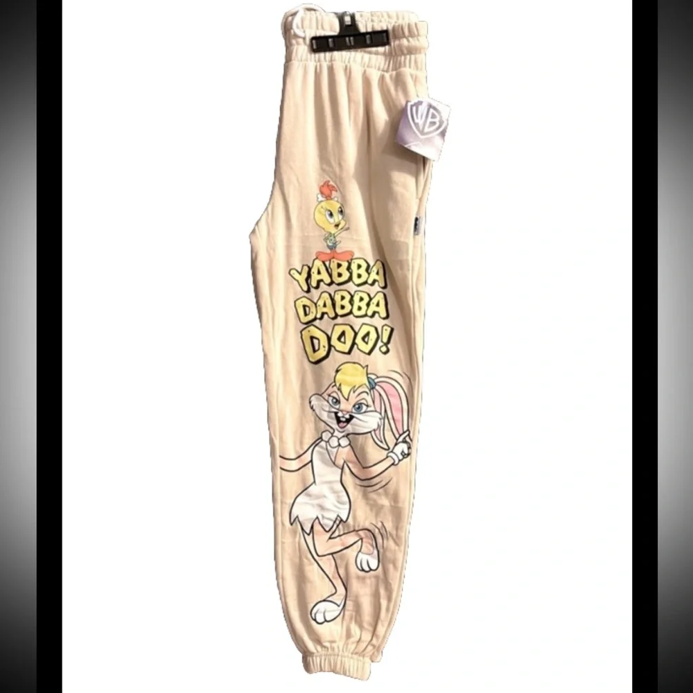 Yabba, Dabba Doo & Space Jam LOLA Tweety Bird Double Sided Sweatpants/ Joggers